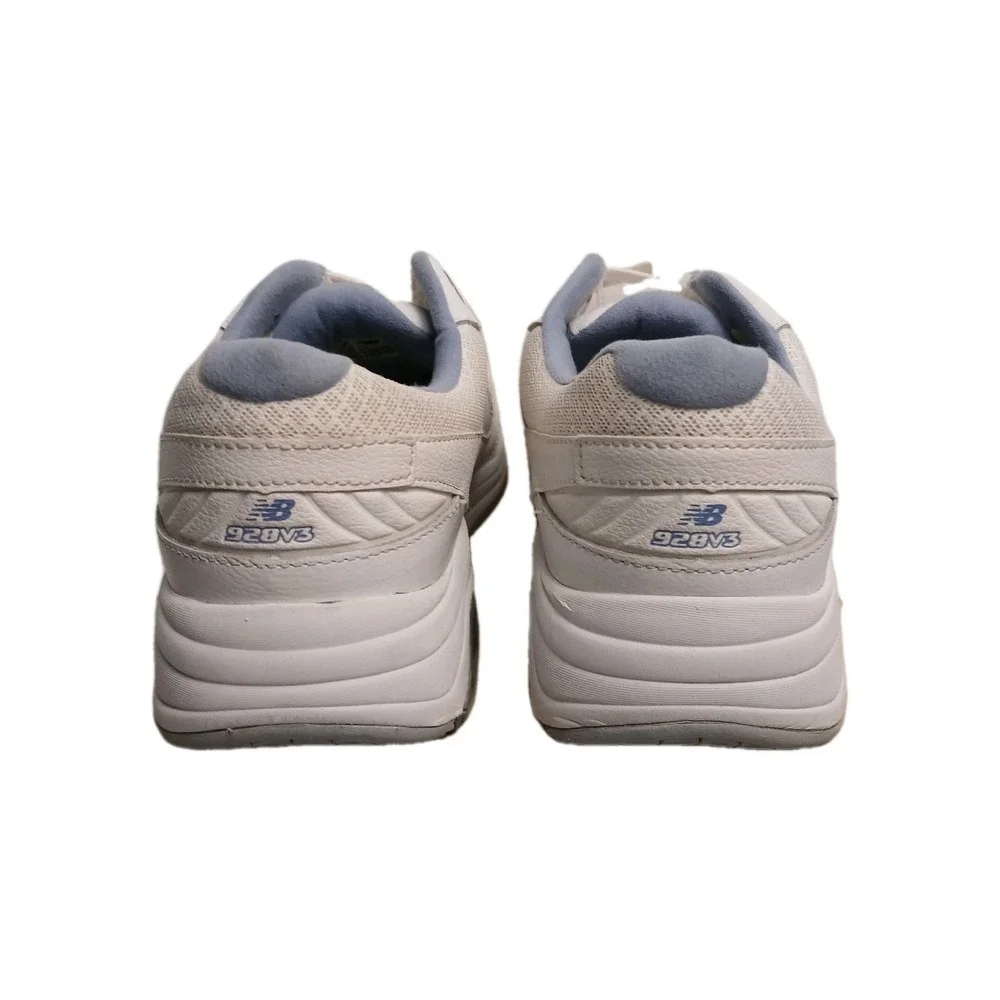 New Balance 928v3 Walking Shoes Women 11D White Leather Comfort Sneakers‎ #1477